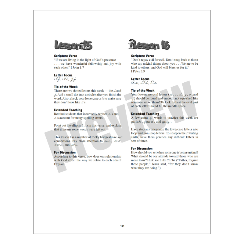REVISED & UPDATED! Handwriting 1st - 6th Comprehensive Teacher Guidebook