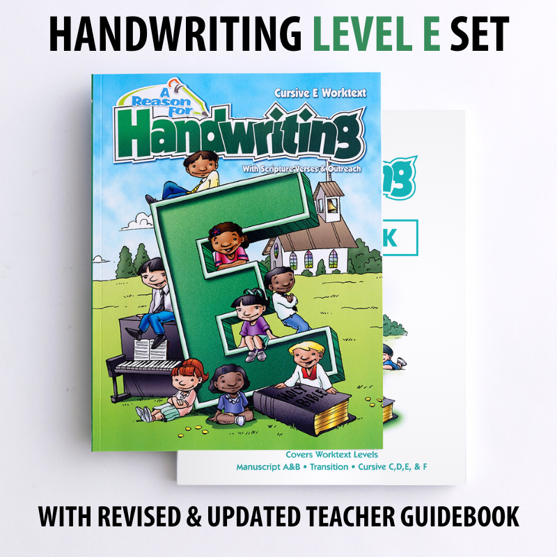 Handwriting Level E Set (with Revised & Updated Teacher Guidebook)