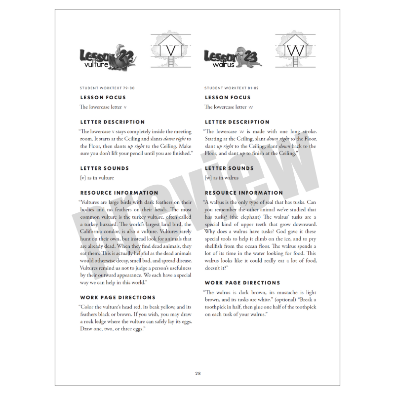 ALL NEW! Handwriting Pre-K / Kindergarten Teacher Guidebook