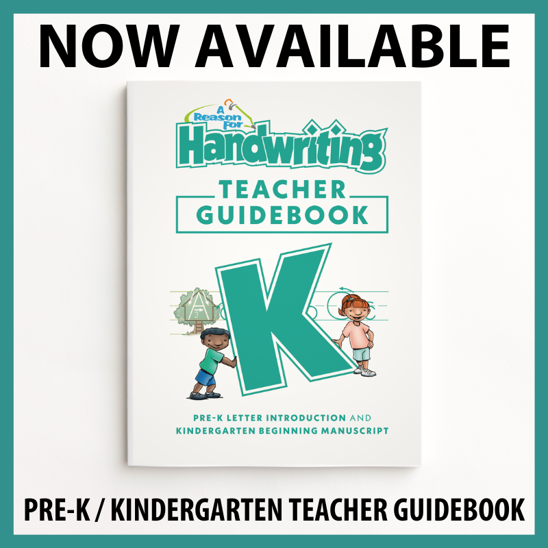 ALL NEW! Handwriting Pre-K / Kindergarten Teacher Guidebook