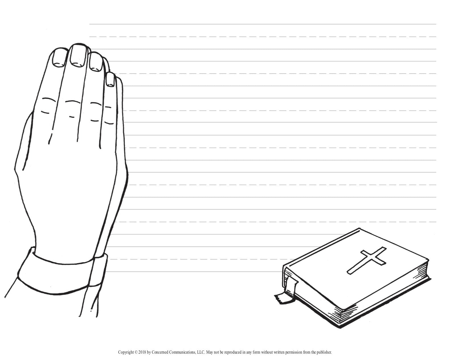 Handwriting Manuscript Border Sheets