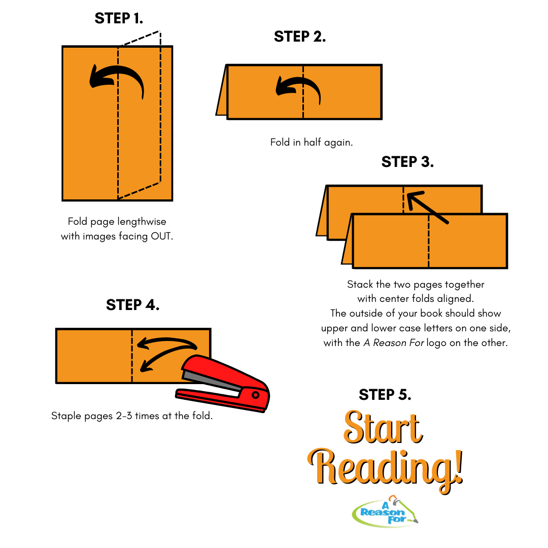Guided Reading Folded Letter Books - Series 2