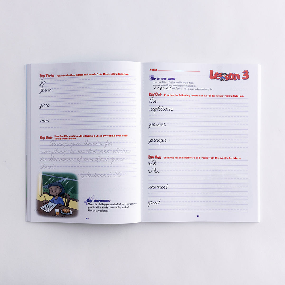 Handwriting Level C Set (with Revised & Updated Teacher Guidebook)