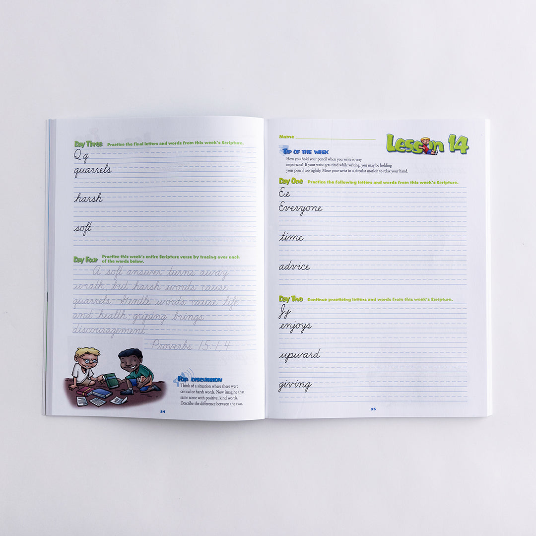 Handwriting Level F Set (with Revised & Updated Teacher Guidebook)