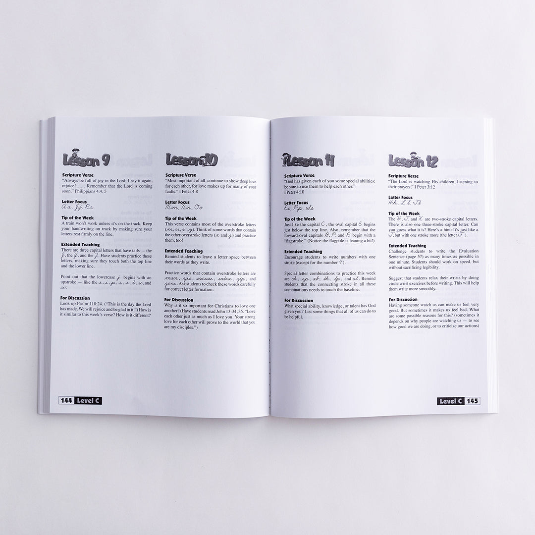 Handwriting Level C Set (with Revised & Updated Teacher Guidebook)