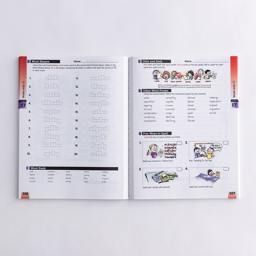 Spelling Level E Student Worktext, 2nd Edition