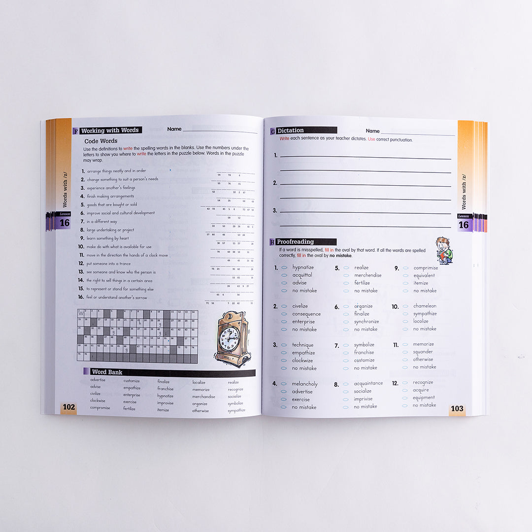 Spelling Level F Set, 2nd Edition