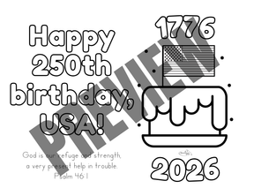 USA 250th Anniversary FREE Printable Collection