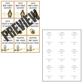 FREE Valentine Printables