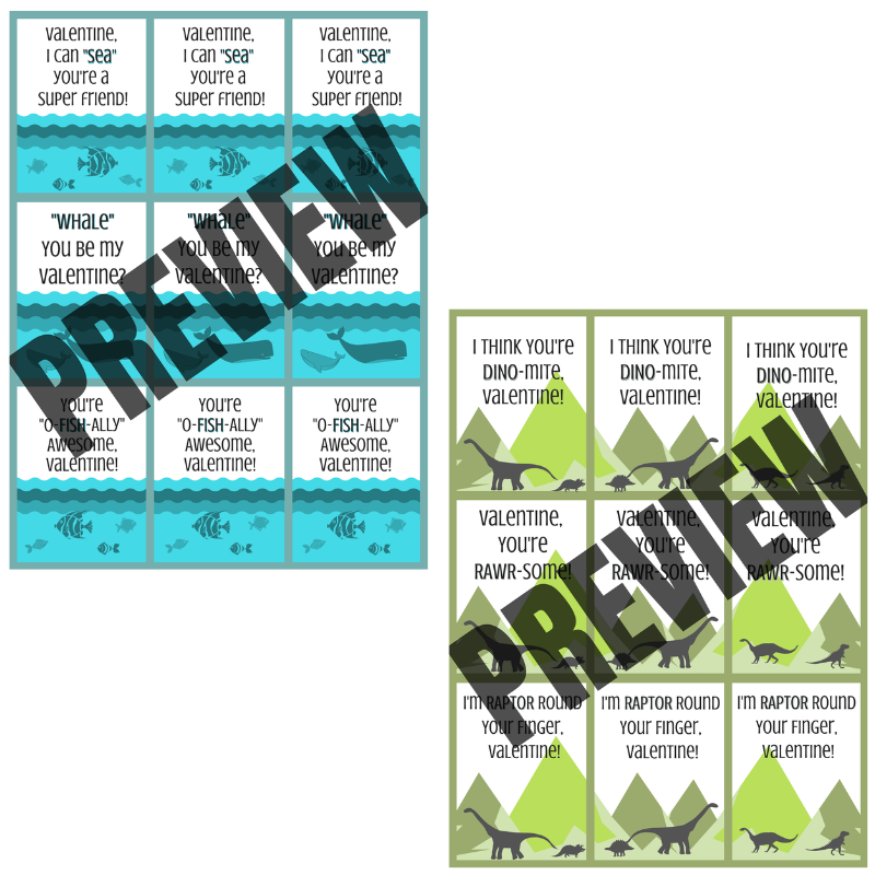 FREE Valentine Printables
