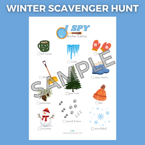 FREE Winter Scavenger Hunt Printable