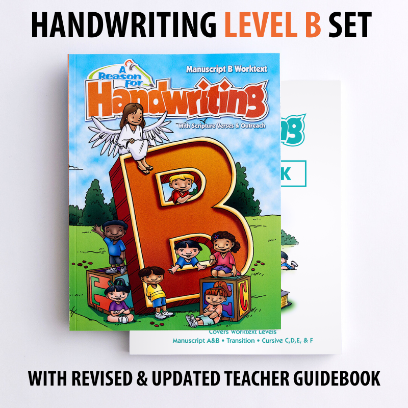 Handwriting Level B Set (with Revised & Updated Teacher Guidebook)