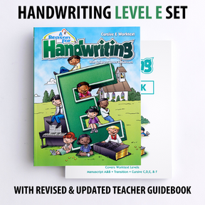 Handwriting Level E Set (with Revised & Updated Teacher Guidebook)
