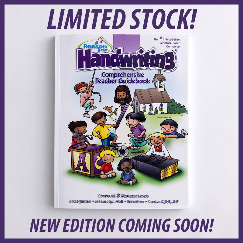 Limited Stock! Handwriting 1st-6th Comprehensive Teacher Guidebook