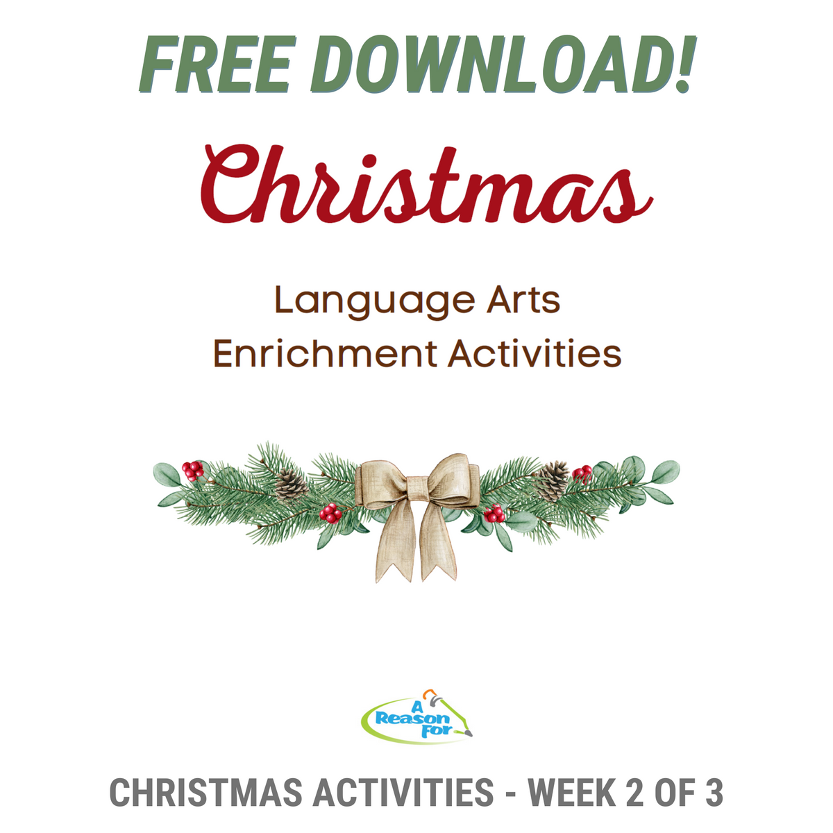 FREE Christmas Activity Download - Week 2