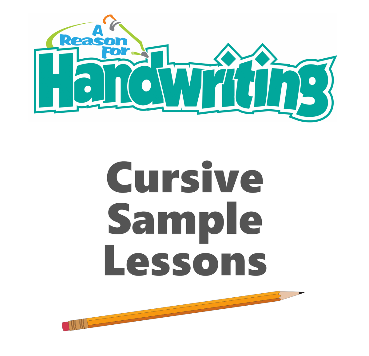 FREE A Reason For Handwriting Sample Lessons - Cursive